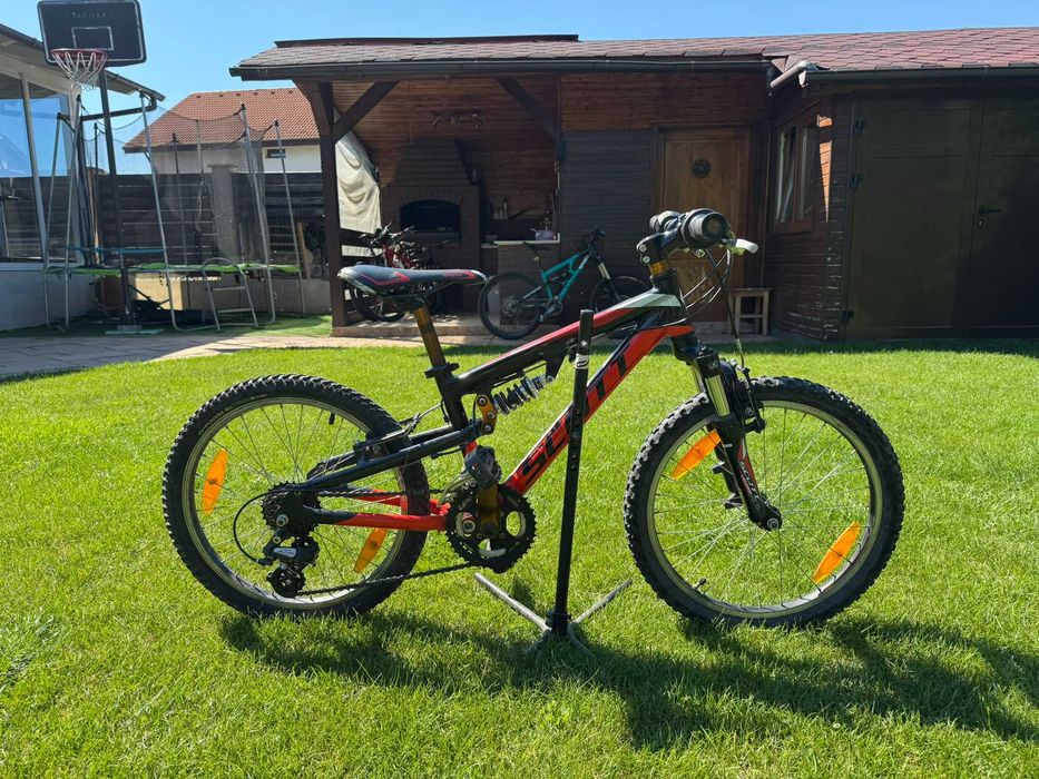 Bicicletă full suspension Scott, roti 20 inch