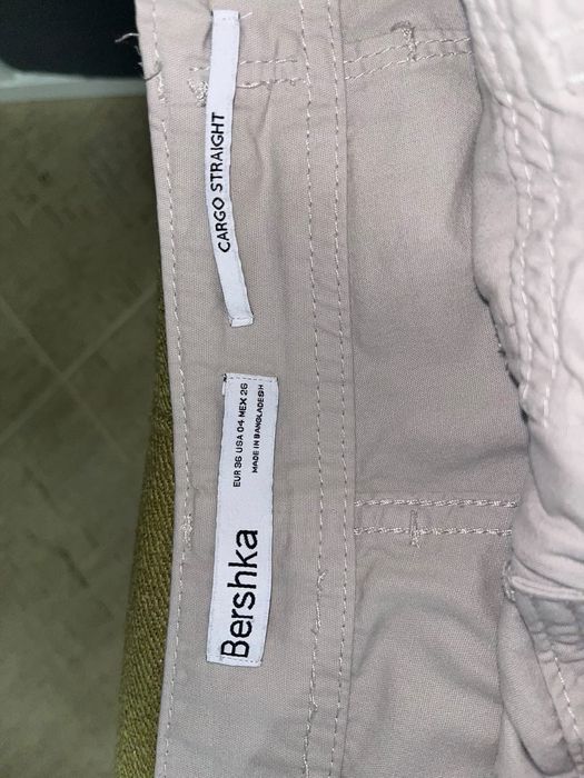 Женски бежови карго панталони