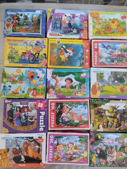 Пазлы детские пазлы