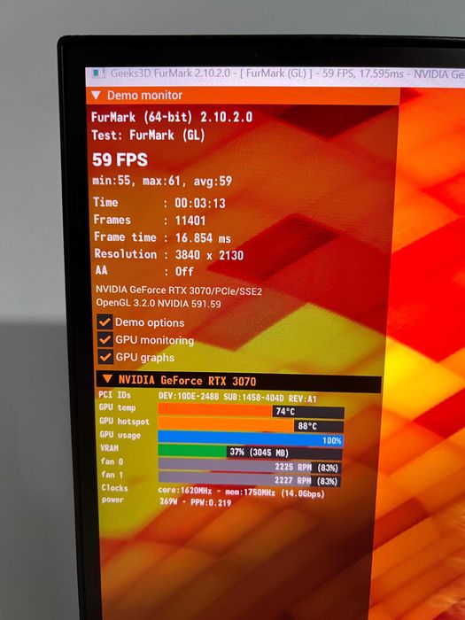 Placa video Gigabyte GeForce® RTX™ 3070 VISION OC, 8GB GDDR6, 256-bit