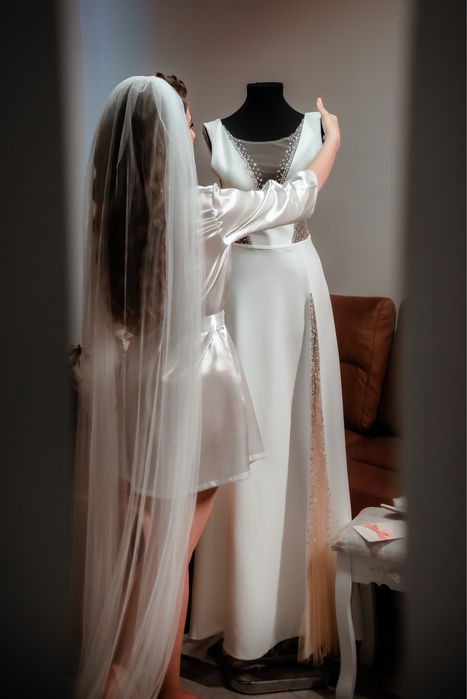 Rochie mireasă Vera Sposa XS-S + voal și pieptăn