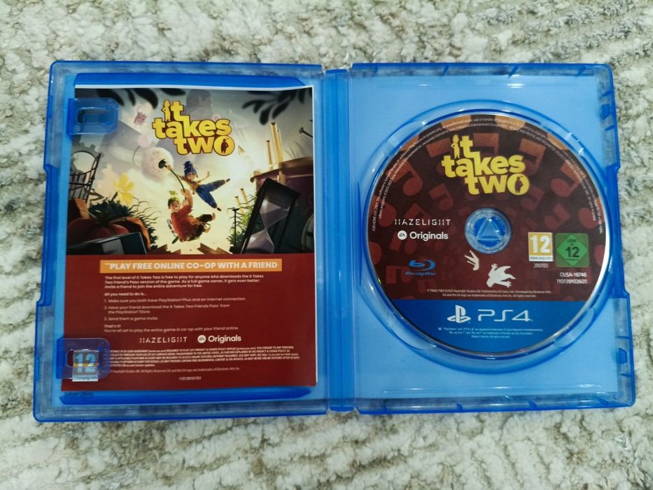 Диск игры на Пс "It takes two"