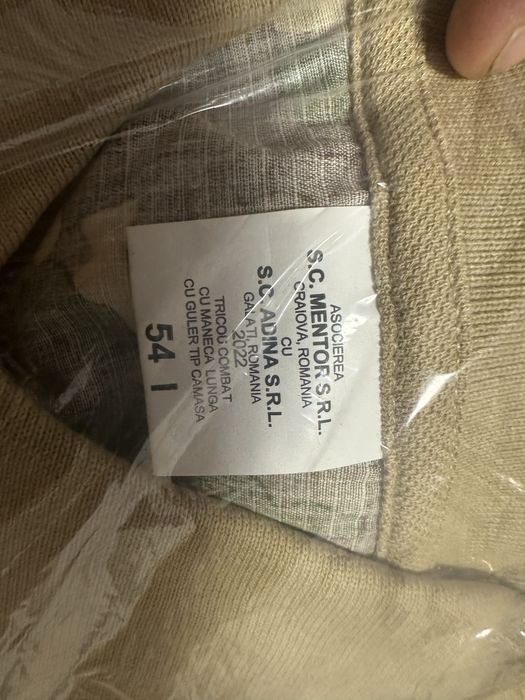 Tricouri militare cu guler si maneca lunga marimea 52/1