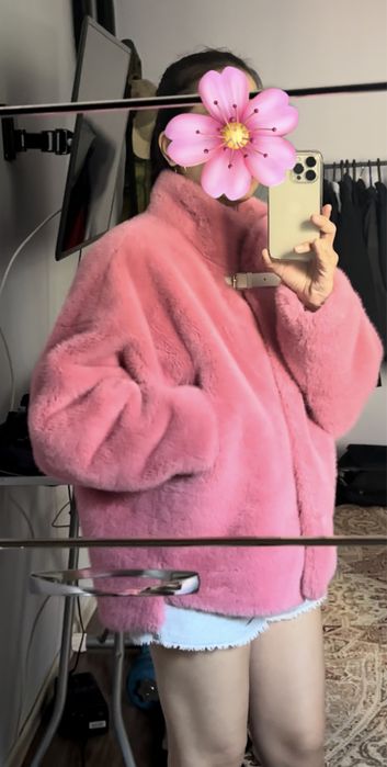 Шуба искуственная норка