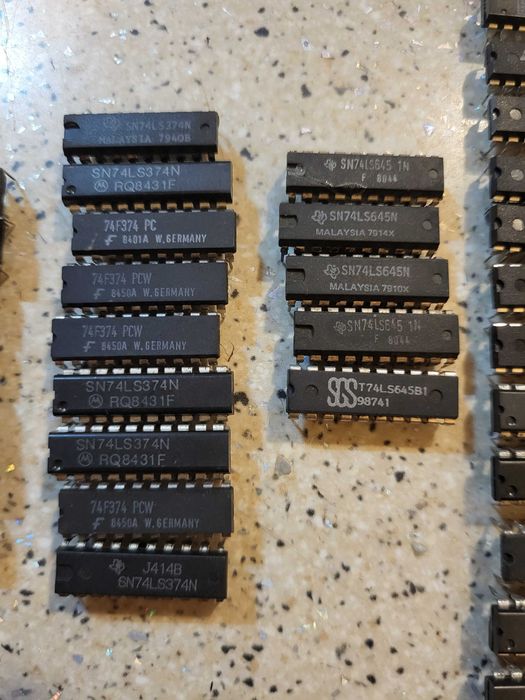 Set circuite integrate logice 74xx IC (TTL/LS/HC/F)  set 63buc