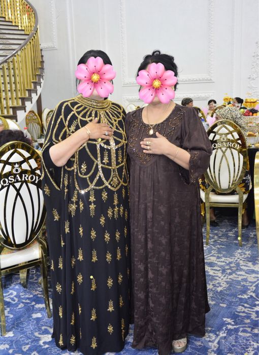 Toʻybop abaya koʻylak.Dubay biser. Svarovski toshli.Bir marta kiyilgan