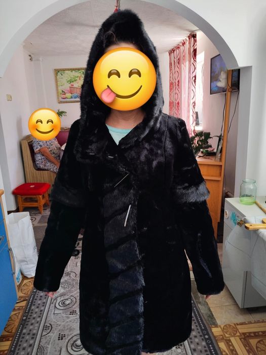 Продам шубу черную за 100 000тг.