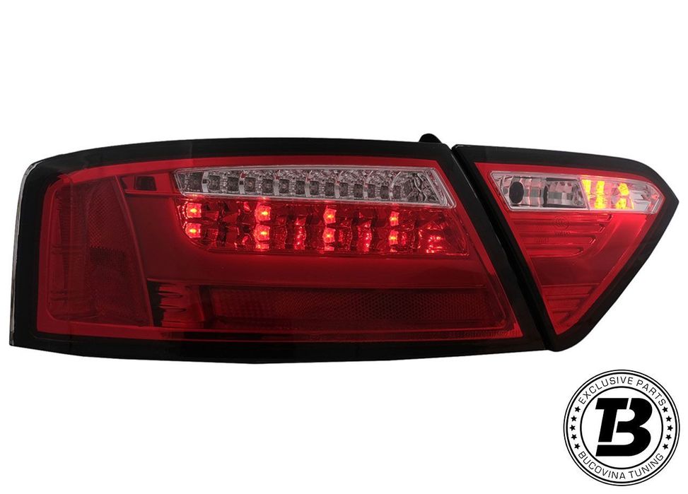 Stopuri LED compatibile cu Audi A5 8T Red Design
