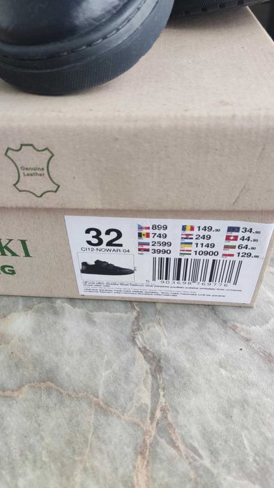 Детски обувки от естествена кожа Lasocki 32 номер