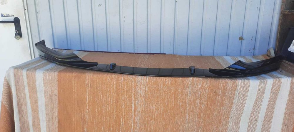 Splitter lip BMW 5 G30 G31 02/2017 bara fata pachet m negru lucios