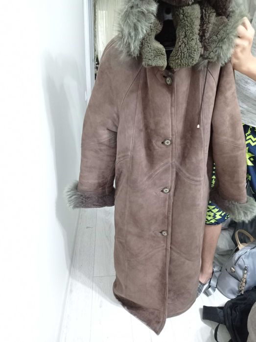 Дубленка натуральная, теплая,недорого