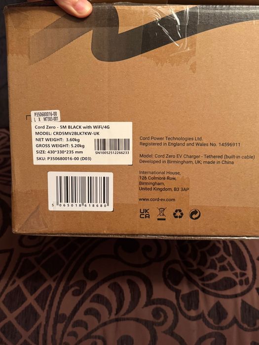 Cord Zero EV Charger