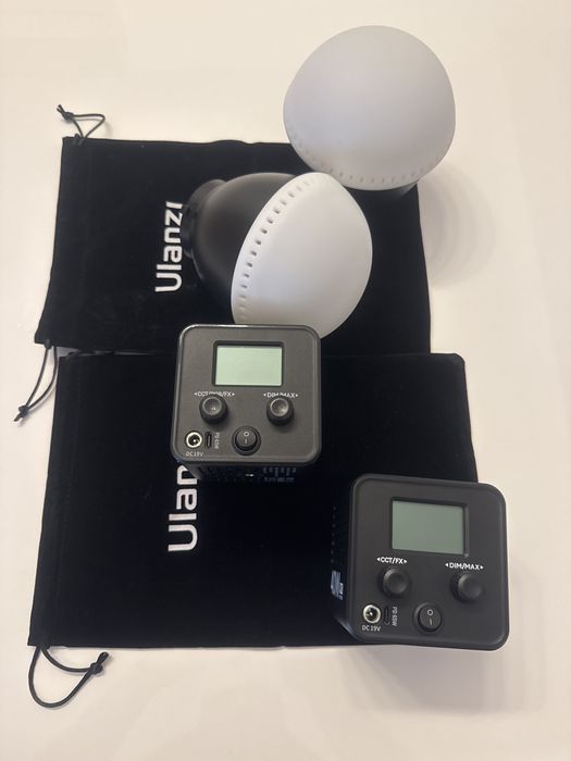 Vand kit 2 lumini studio ulanzi led. Plus geanta dedicata