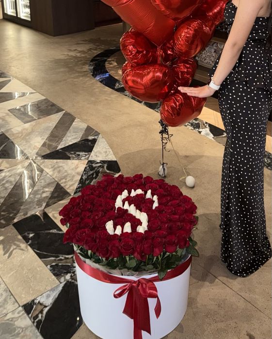 101 роза, свежий.