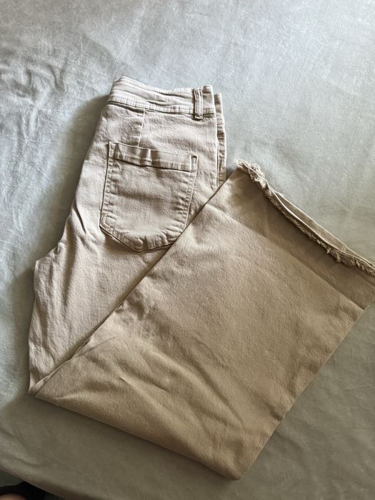 Дънки с широк крачол Zara, Shein