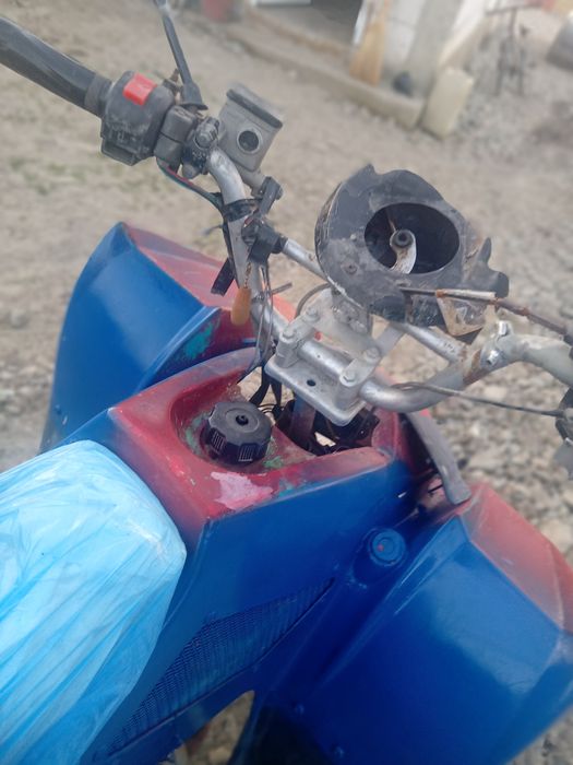 Atv 107 cc defecțiuni nu ancarca bateria si ie roata stranba atat