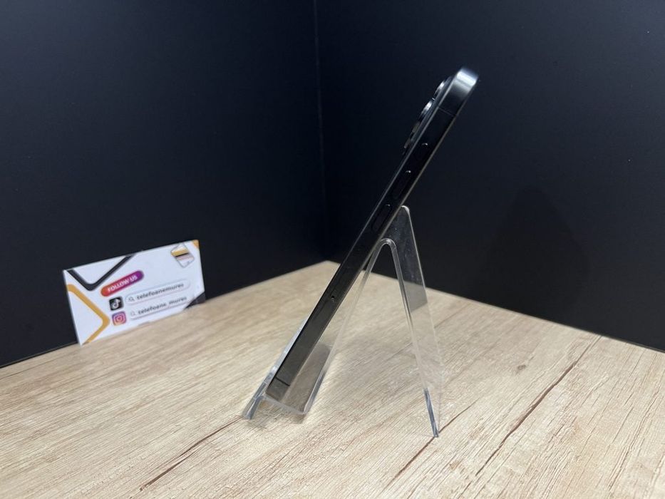 iPhone 15 Pro Max 256Gb Black Titanium Second-Hand 3 ani garanție, Tel