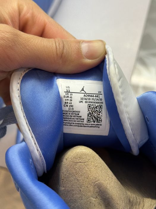 Jordan 1 Low Мъжки Кецове + Кутия 41 и 45 номер