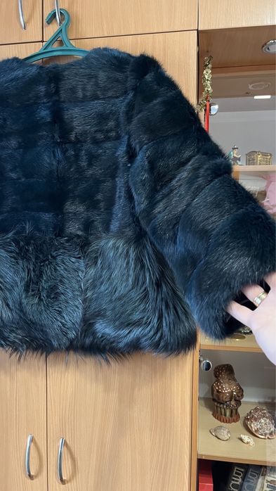 Шуба норковая с песцом