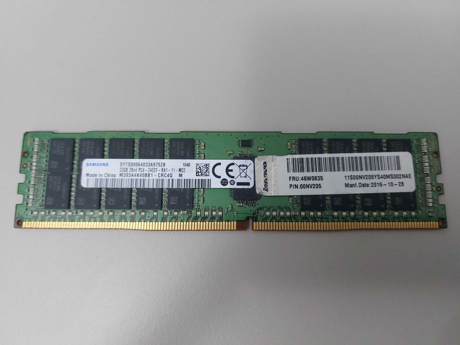 Memorie server 1x32GB DDR4-2400 RDIMM Samsung M393A4K40BB1-CRC4Q, netestata