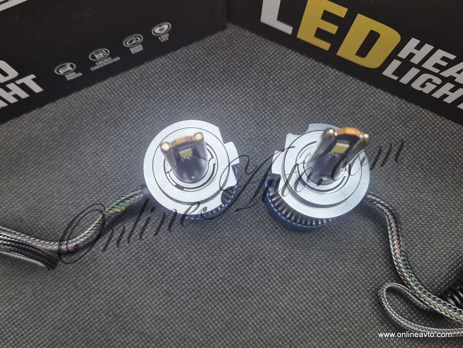 H7 Диодни крушки с подобрен фокус, LED крушки за автомобил 110W