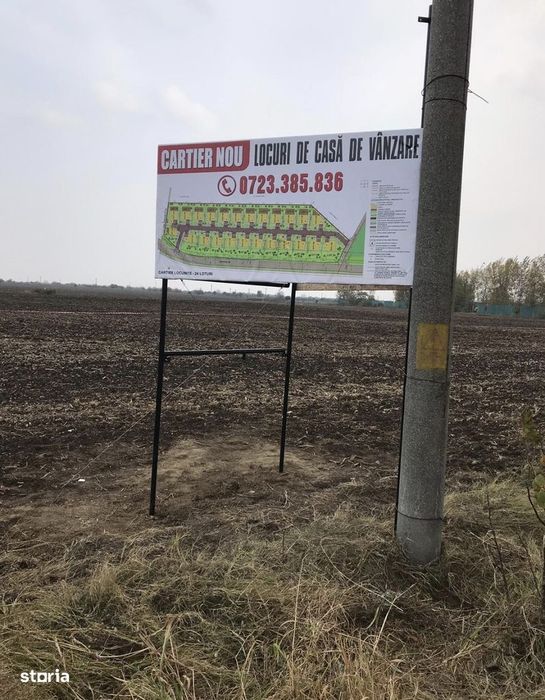 Urziceni. Locuri de casă. Str.Buzaului.peste linie.Supraf 530 - 900mp.
