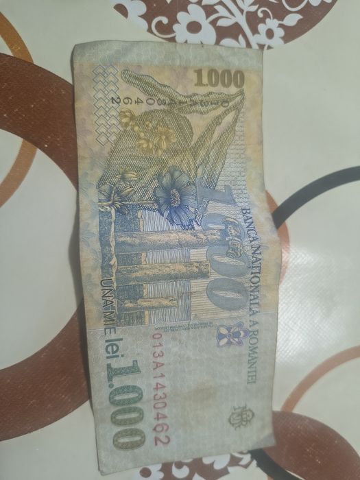 Bancnota 1000 de lei cu Eminescu