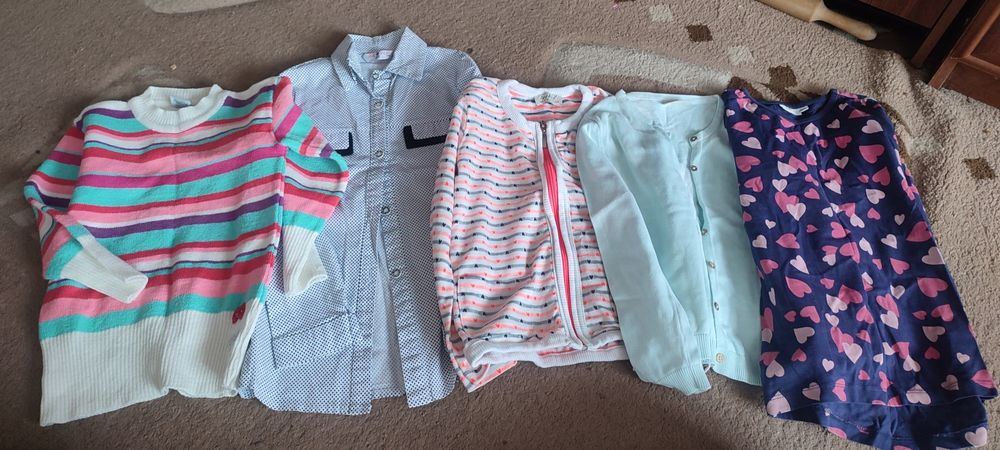 Пакет вещей за 5000 на девочку 6-7 лет..Сортировка