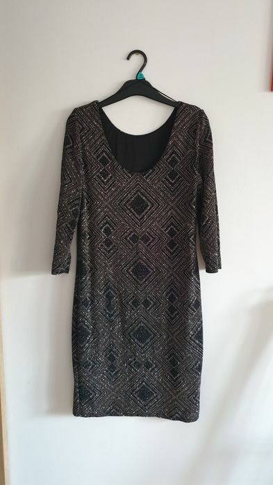 Rochie M Wallis, sclipici bronz