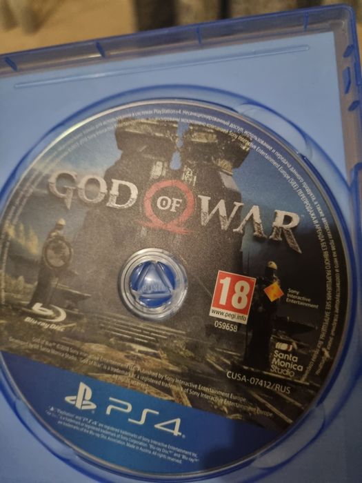 Диск God of war ps 4