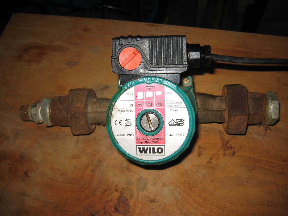 Цирколираща помпа за парна инсталация