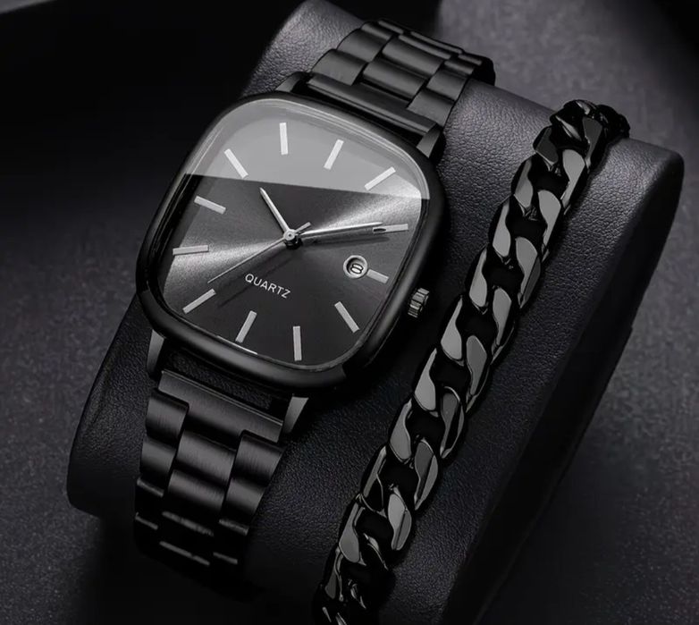 Черные Quartz часы