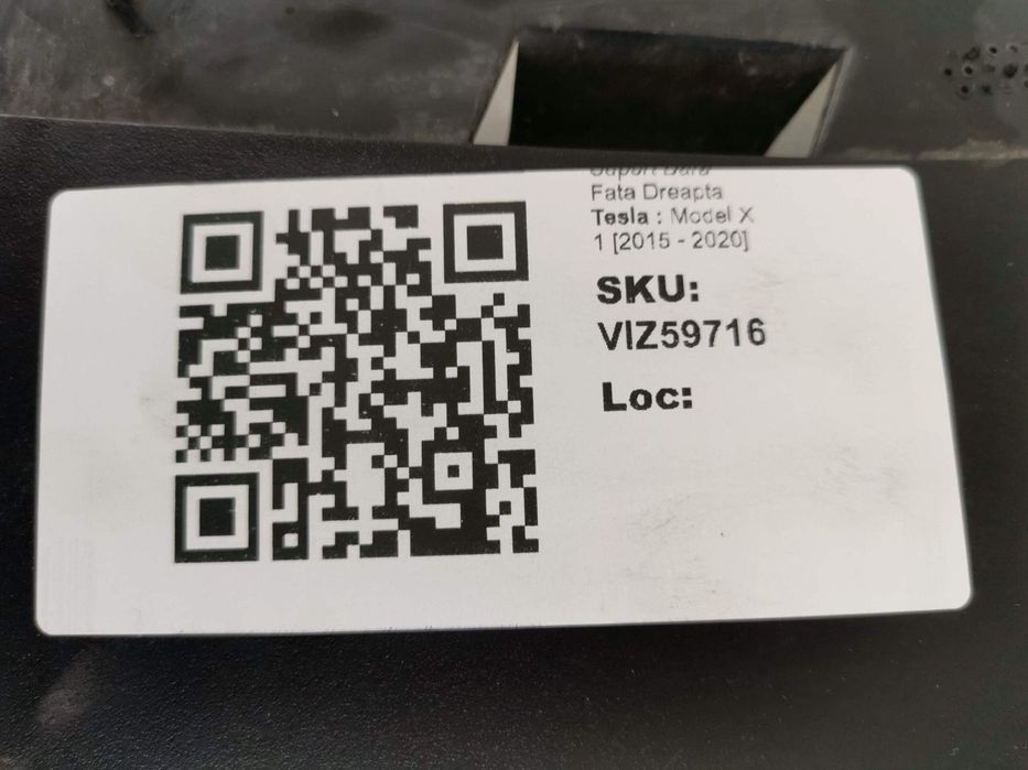 Suport Bara Fata Dreapta Tesla  Model X 1 [2015 - 2020] 2021 2022 2023