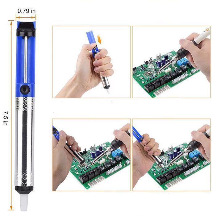 Професионален Комплект електрически поялник 100W с аксесоари ел.