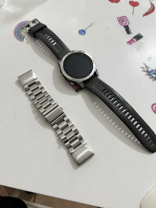 Smartwatch Garmin Fenix 7, 47 mm, Silver/Graphite