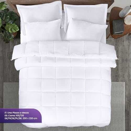 Utopia Bedding завивка 220x240см 370 GSM бяла