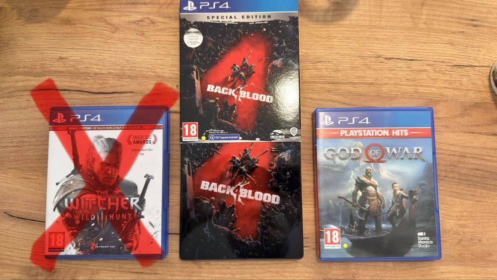 God of War / Back 4 Blood PS4