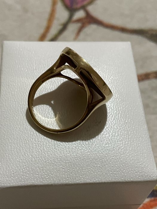 Златен кабала пръстен