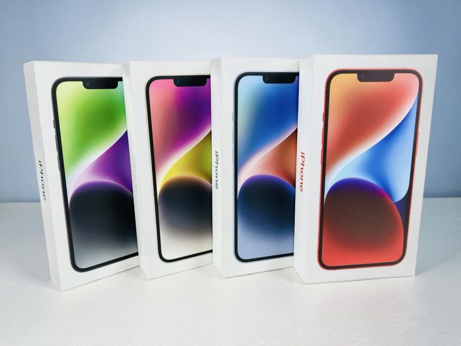 НОВ! Apple iPhone 14 128GB Midnight / Starlight / Blue / Red Гаранция!