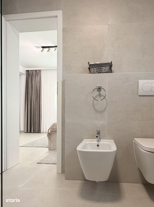 Penthouse de lux 160 mp mobilat de închiriat bloc nou Ipotești,Suceava