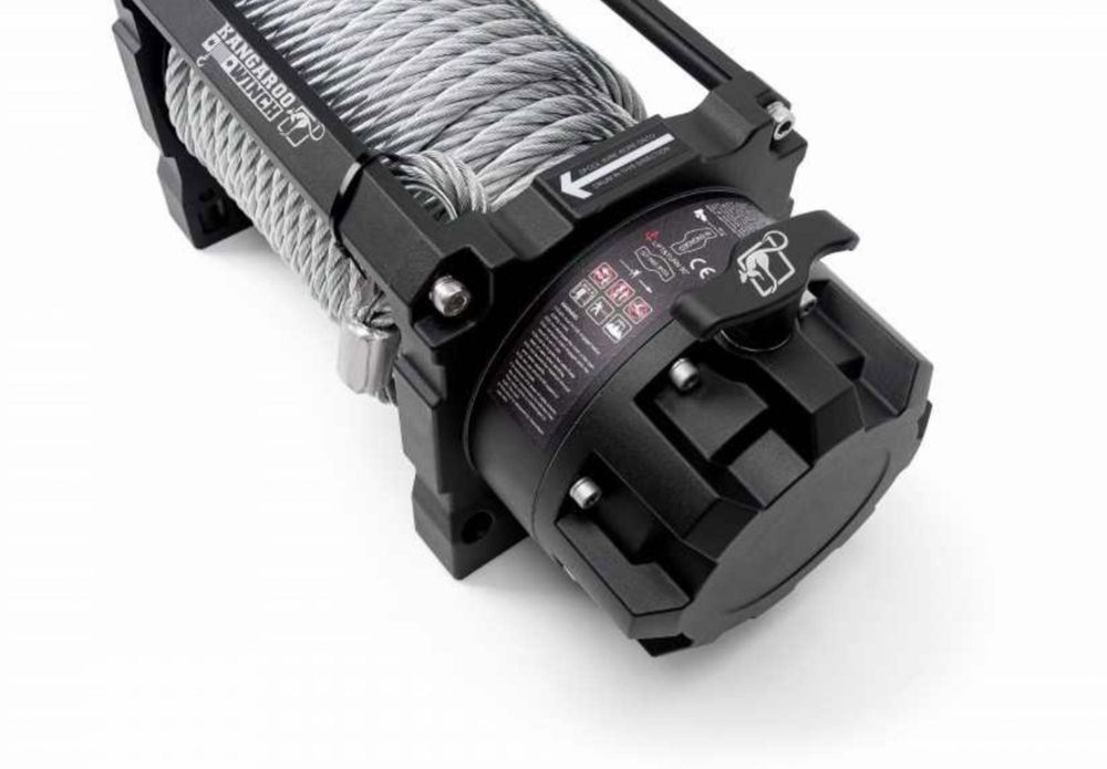 Troliu electric Kangaroo 20000 lb XP 24V platforma camion (9090kg)