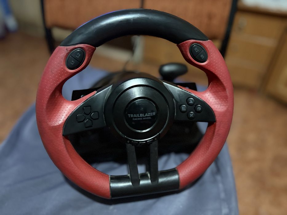 Volan SPEEDLINK Trailblazer compatibil PS5/PS4/PS3/PC/Xbox One, Negru