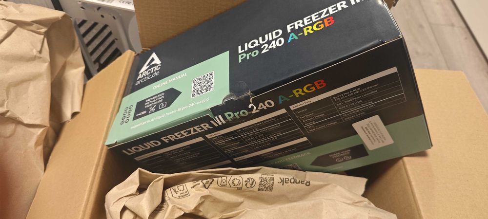 Arctic liquid freezer 3 pro 240mm A-RGB