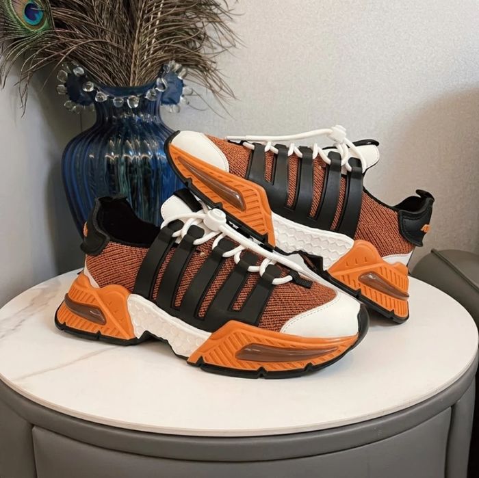 D&G Airmaster Knit Sneaker "Orange/Black/White"