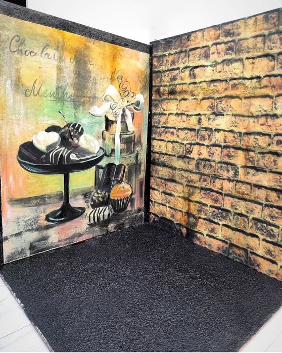 Фотофон для тортов, десертов, посуды и других предметов.