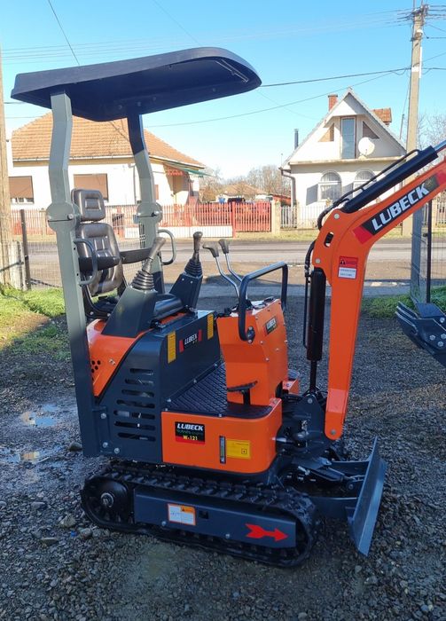 Miniexcavator NOU~Lubeck EX121W~Livrare la domiciliu