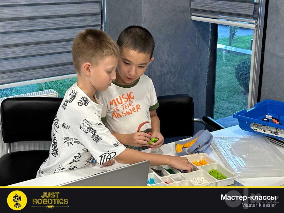 Toshkentda robototexnika va rasm bo'yicha master klass JustRobotics