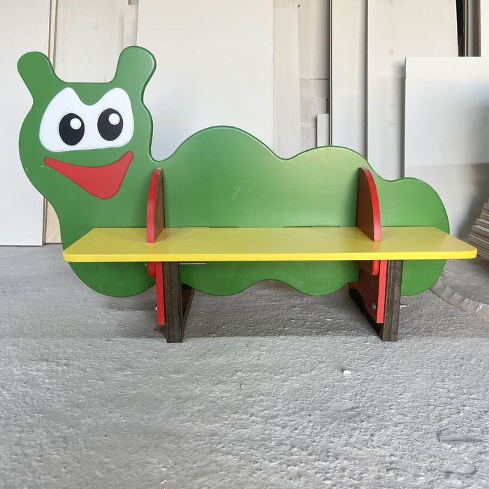 Скамья Гусеница детская