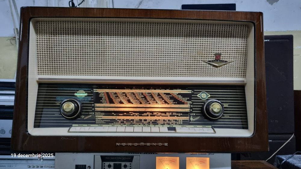 Radio vintage stereo lămpi,  Normende Othello