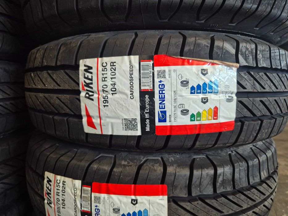 4 Anvelope de VARA - 195/70/15C - RIKEN CARGOSPEED - NOU - DOT 2023 ! SUPER PRET OFERTA !!